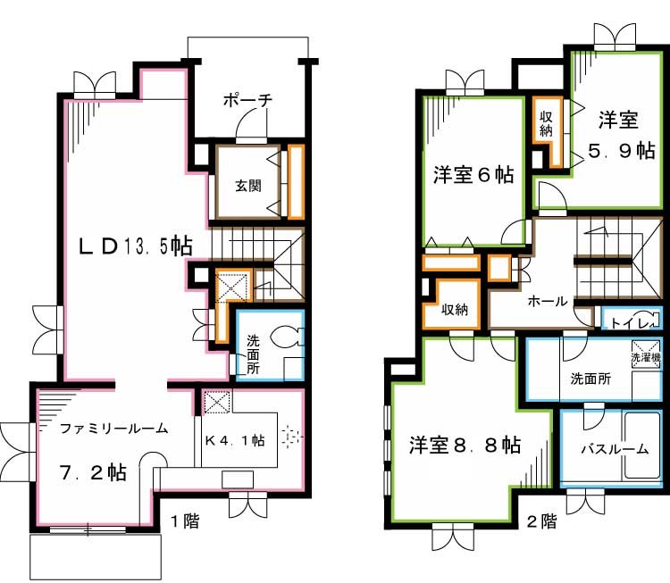 荻窪グリーンヴィレッジD棟 間取り