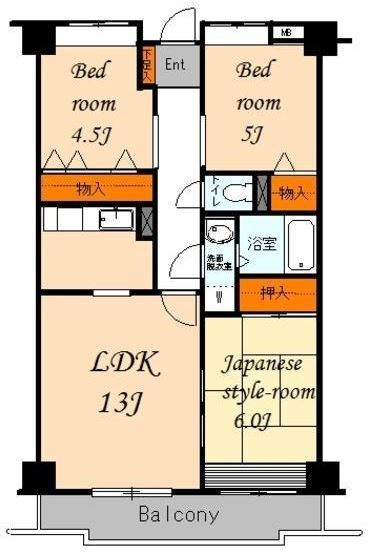 グランメール南善福寺  間取り