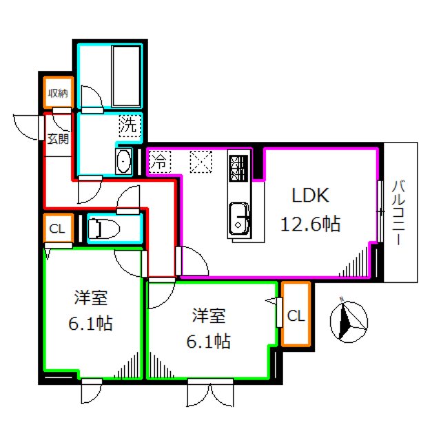 Auspicious　House 間取り