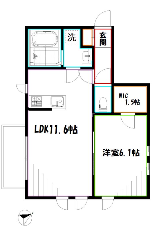 フルール吉祥寺 間取り