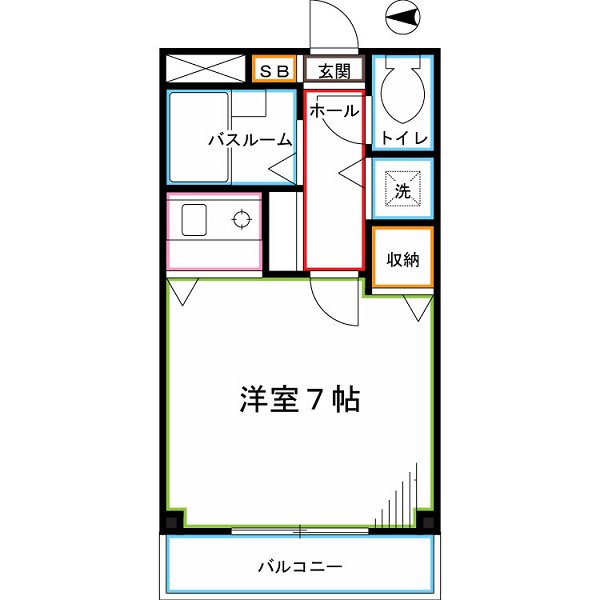 ドミセフィールⅡ 間取り図