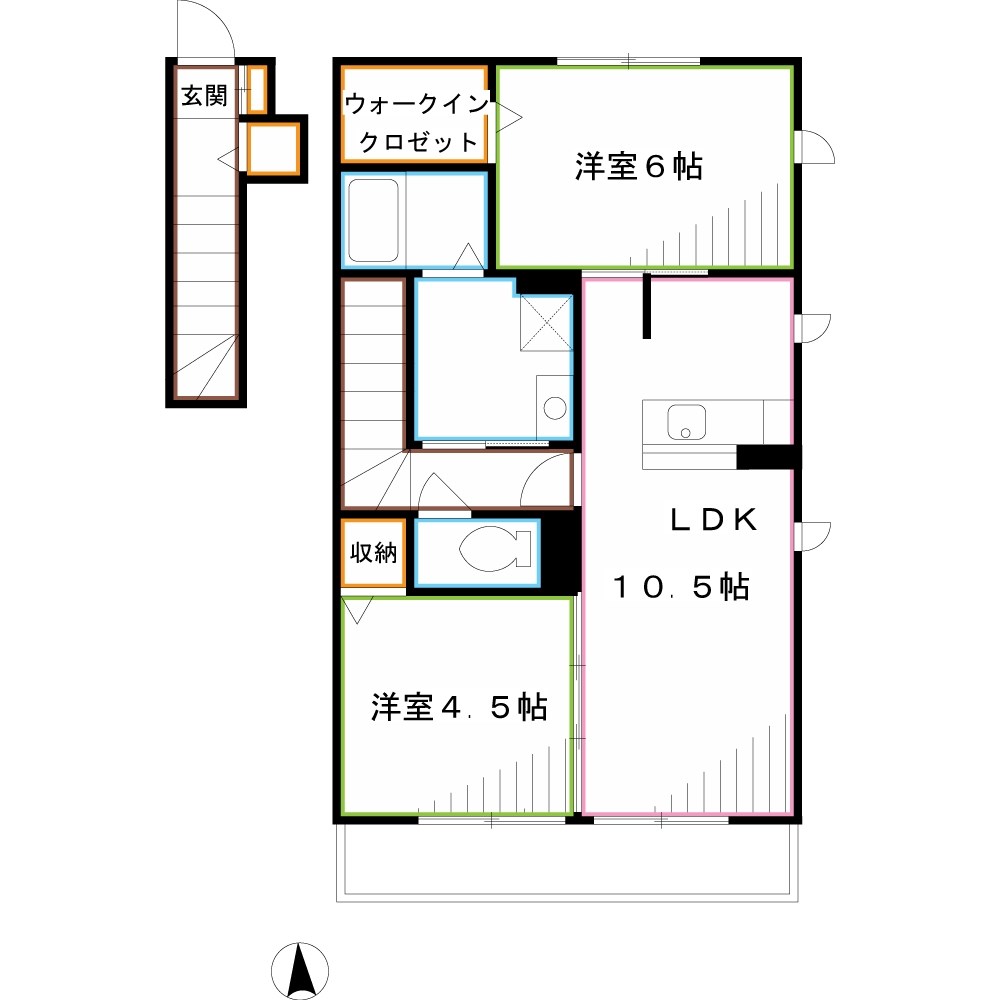 ブラン・トリスターB 間取り