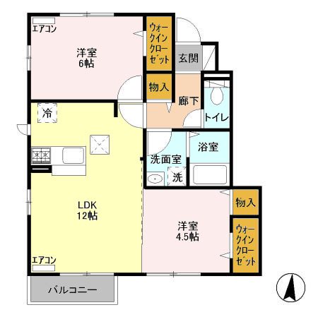 パルテール三鷹 間取り