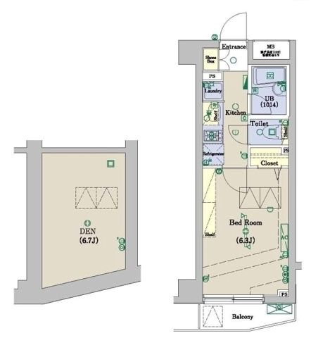 ブライズ新宿中井 間取り