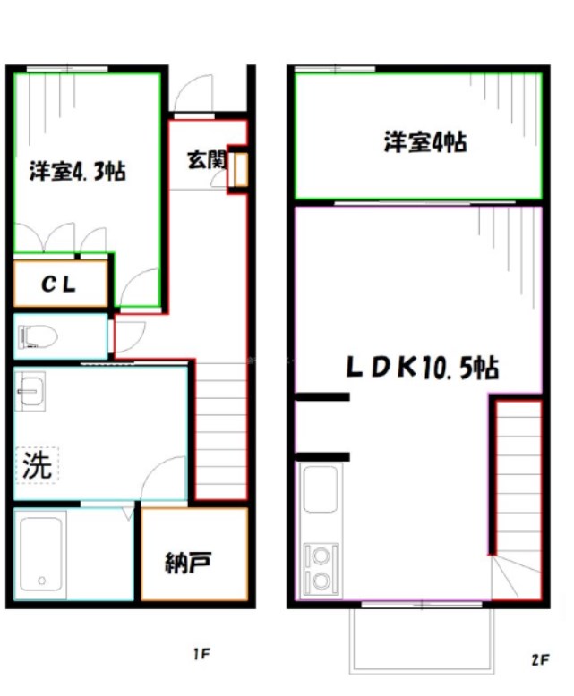 Azalea境南町 間取り