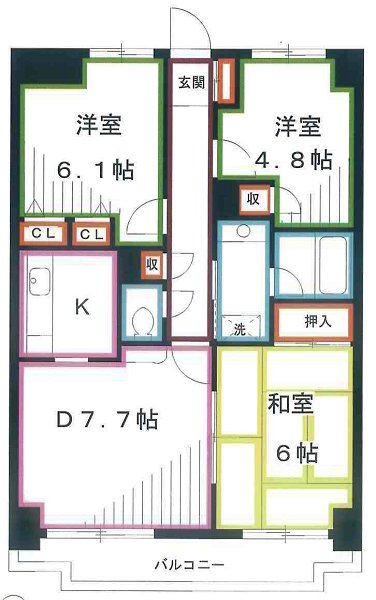 パークコート小金井  間取り