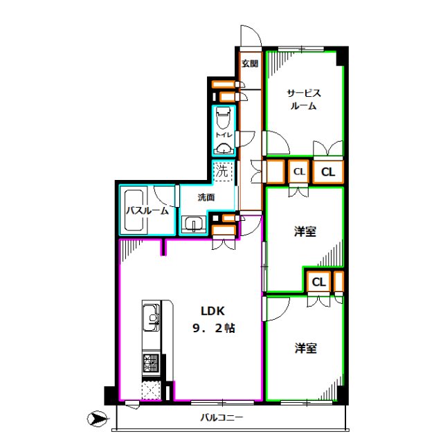 エルデンシア南大泉 間取り