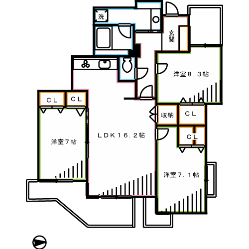 アーバネックス武蔵野 間取り