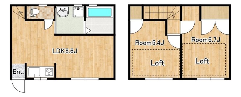 谷保テラスハウス 間取り