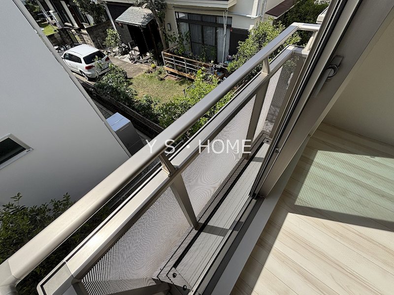 クロストラーダ国立 ベランダ