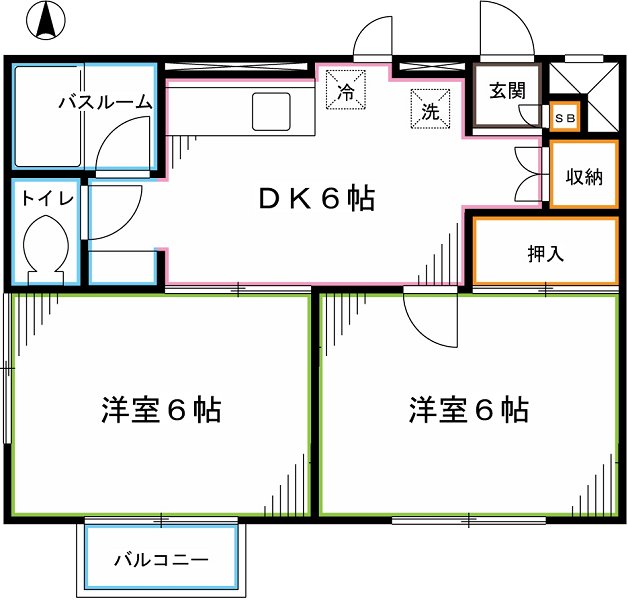 ラフィーネ西国分寺 間取り