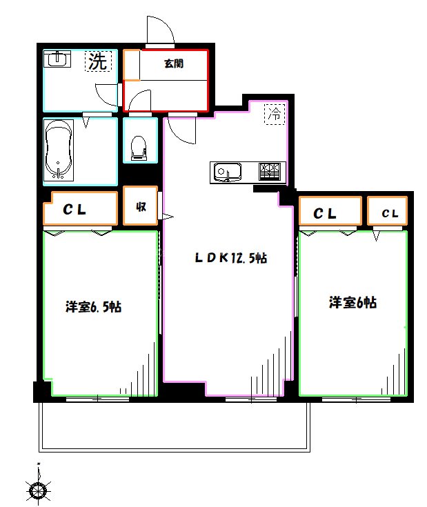 カーサ・ファミリオ 間取り