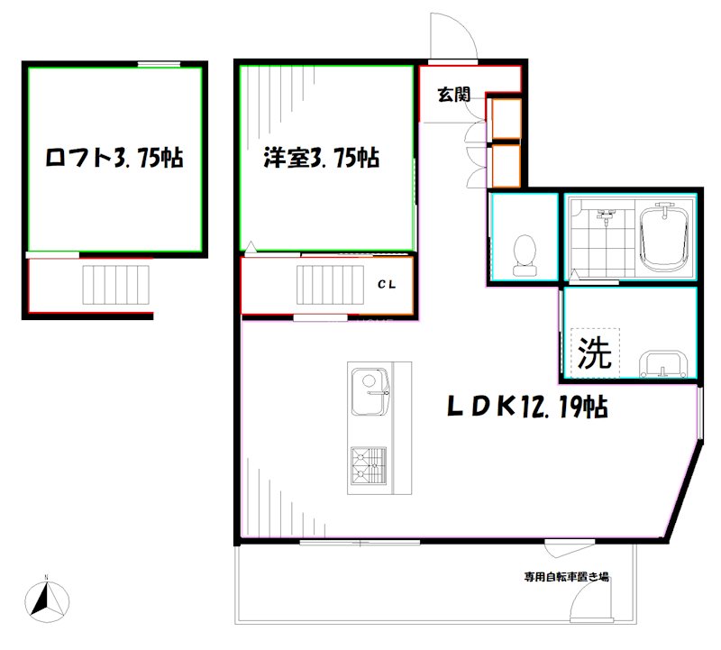 桜ハウス 間取り