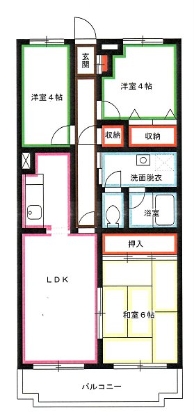 ベルヴィル小金井 間取り
