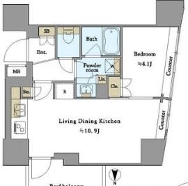 プライマル新中野 間取り図