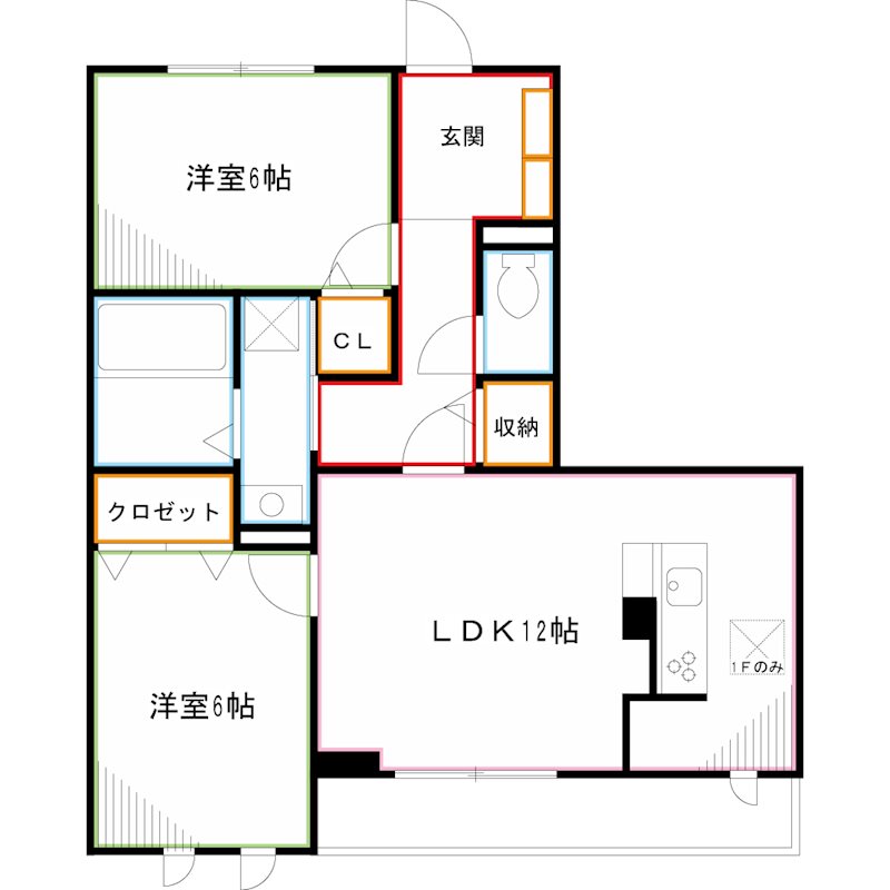 ファームサイドヒル　キタノ 間取り