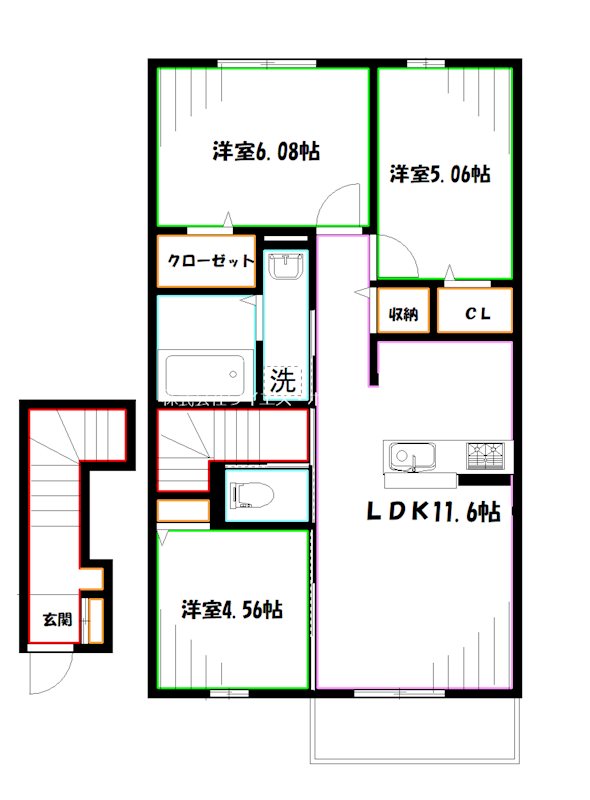 ムーンボウ 間取り