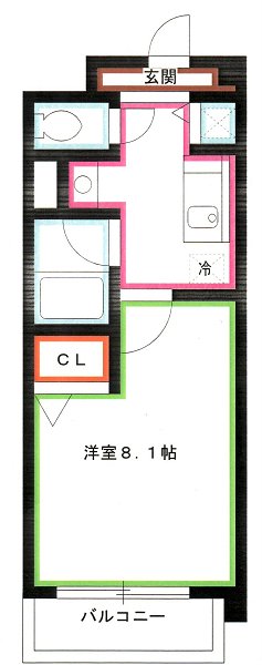 クティールＭ  間取り