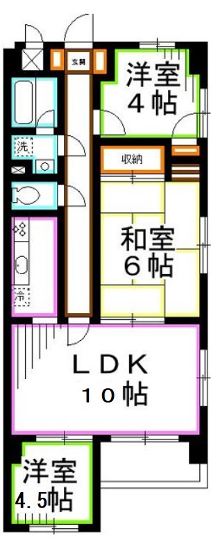 サザンクロスプラザ 間取り