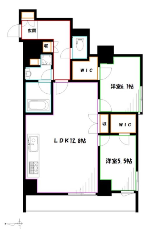KDXレジデンス三鷹 間取り