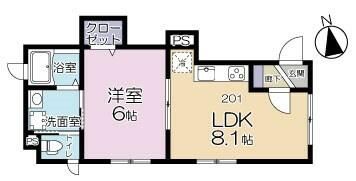 カーザセレーナＭ 間取り図
