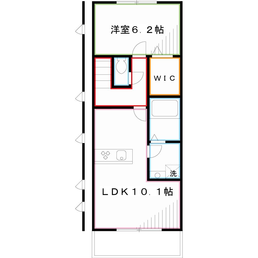 グレージュ下連雀  間取り