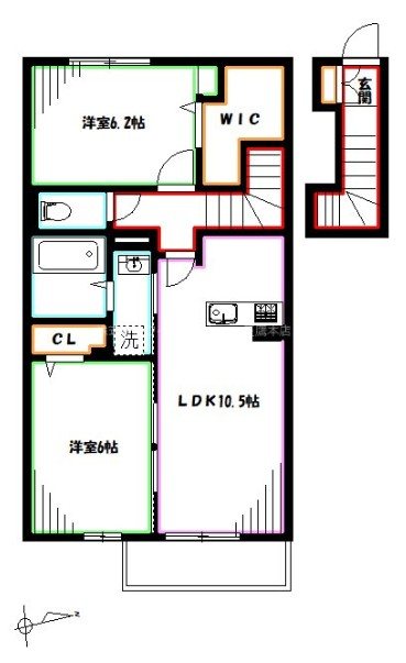 ウォールナッツガーデン 間取り