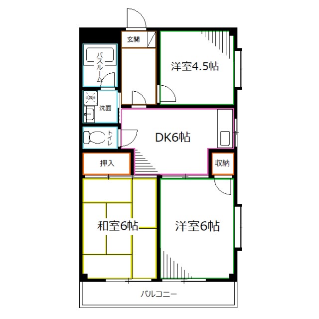 Rallyマンション 間取り
