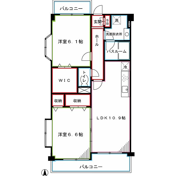 ソサエティ関町 間取り