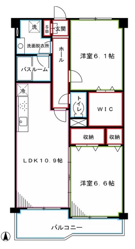 ソサエティ関町 間取り