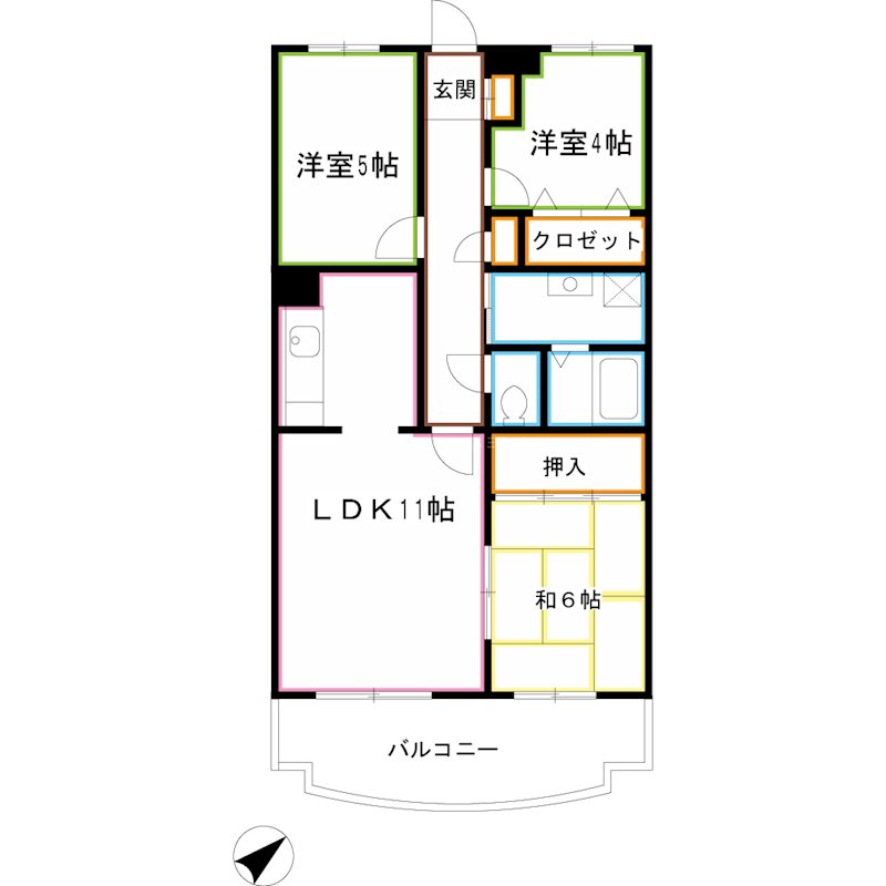 ベルヴィル小金井  間取り