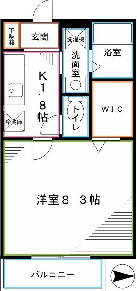 クレスト西町 間取り
