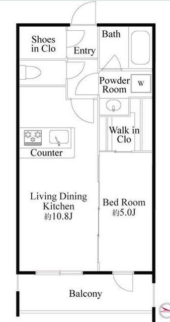 ラ・ミアカーサ東中野 間取り