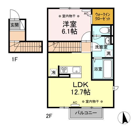 ヴェルドミール　A棟 間取り