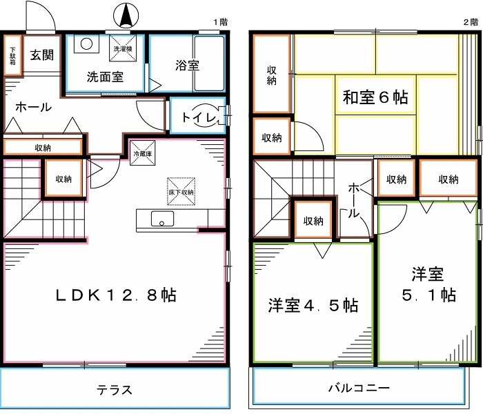 ラ・ポワール　Ａ 間取り