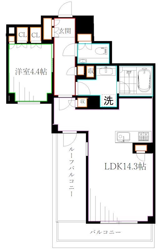 ブランズ三鷹 間取り