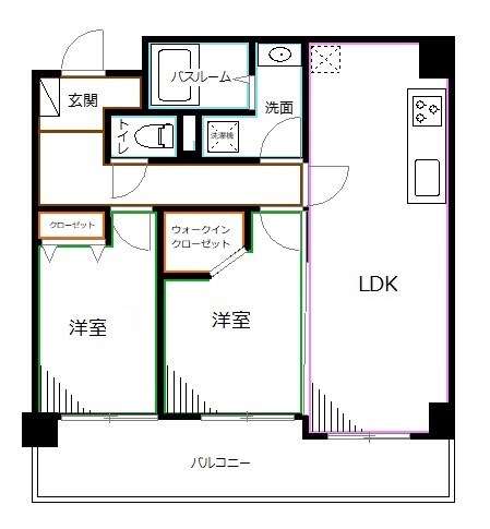 コンフォリア西荻北 間取り