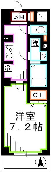 リブリ・GLANZ 間取り