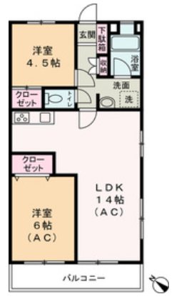 シャトル久我山 間取り