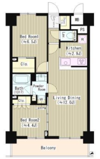 オークステージ武蔵野   間取り