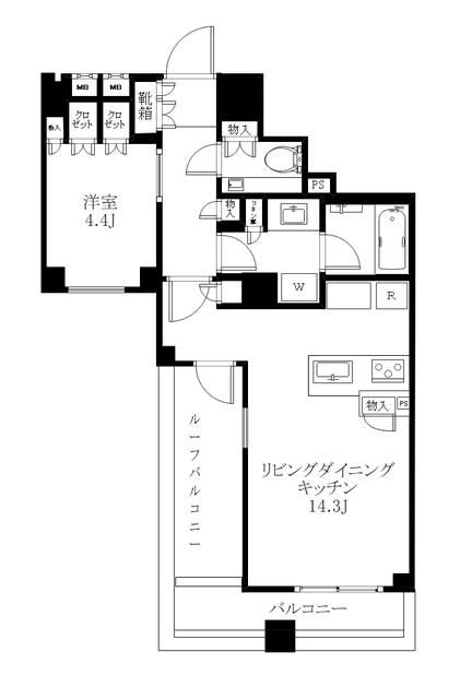 ブランズ三鷹  間取り