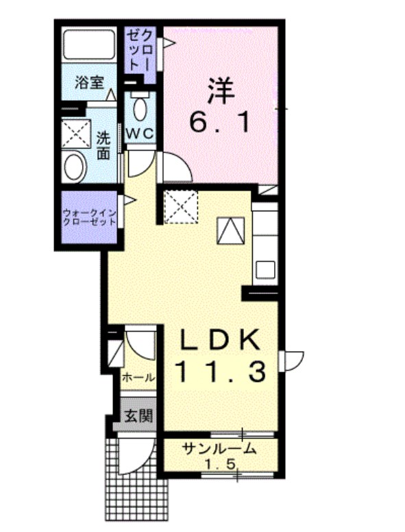 ＠HOME吉祥寺通り  間取り