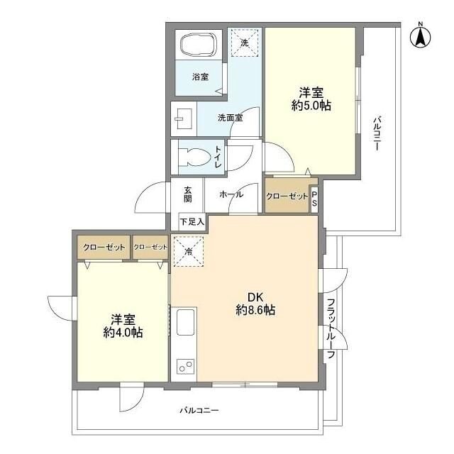 Peabody Homes Nakanosakaue 間取り