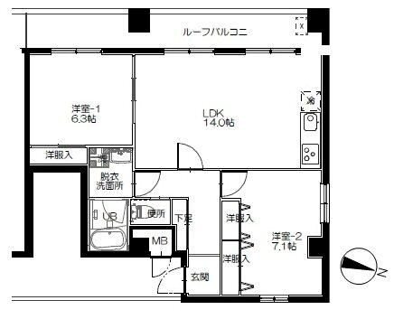 アステル壱番館荻窪 間取り