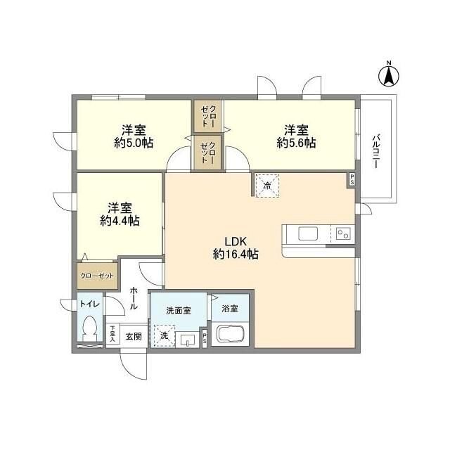 Peabody Homes Nakanosakaue 間取り図