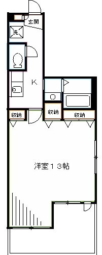 コンフォール武蔵野 間取り