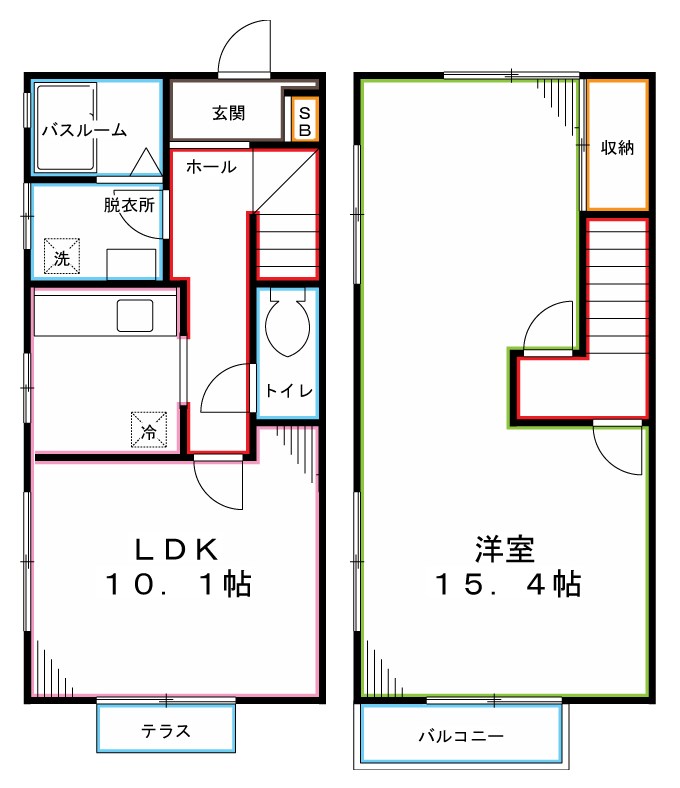 アールメゾン国立 間取り