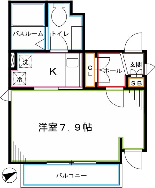 リブリ・Lavarie国分寺 間取り