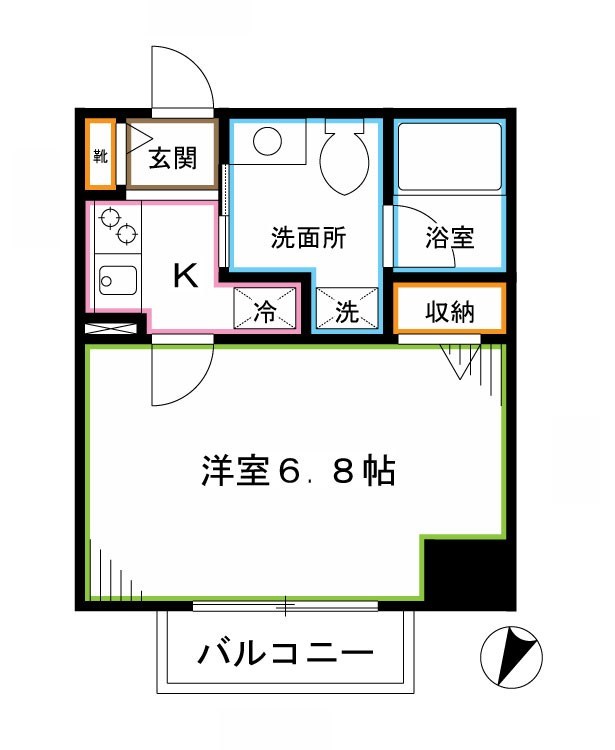 レガロ中野坂上  間取り