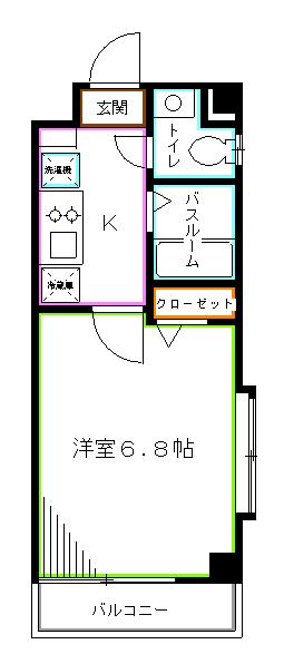 AZUメゾン西荻窪 間取り